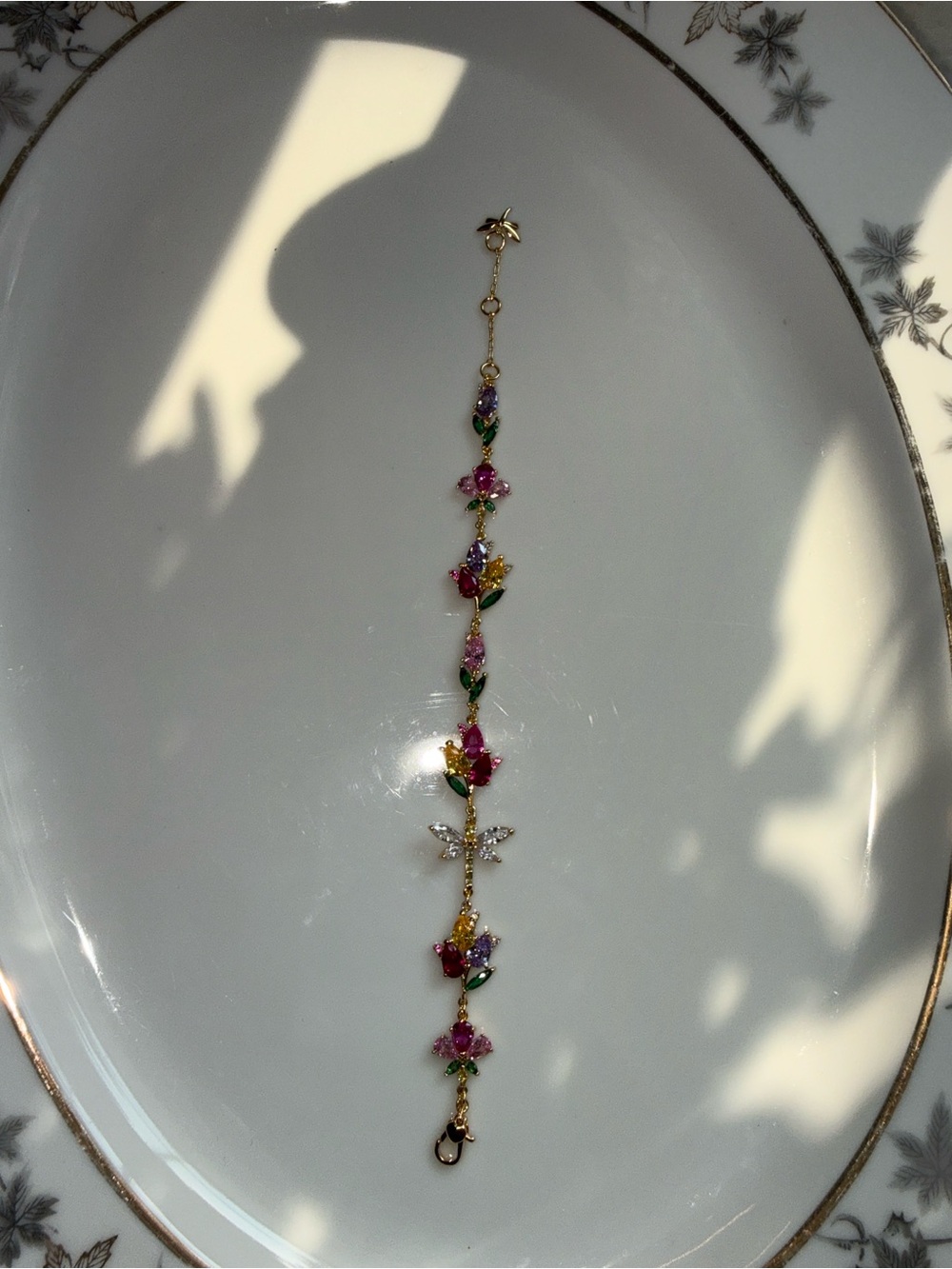 Kate Spade Greenhouse Floral
Bracelet Gold Tone Multi - Picture 4 of 8